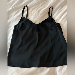 a new day Black Satin V-Neck Cami